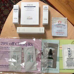 9 NEW Medical-Grade / Luxury Skincare Samples - P50 Toner, Phyto Correct + More